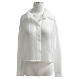 Luna See-Through Layered Long Sleeve Shirt (3 Colors)