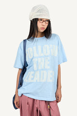 Leader Printed Slub T-shirt