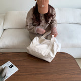 Oatmeal tote bag