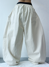 BASIC BALLOON COTTON PANTS