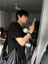 ツイストレザーブレスレット