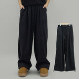 Golden Mink String Banding Pants (Charcoal)