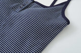 Sailor Line Stripe Sleeveless Top