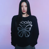 カシミヤバタフライボールドスタープルオーバー