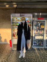 [MADE] Stern hip crop two-way hood zip-up -basic