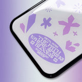 Flower Blooms Epoxy Phone Case (Purple-WH)