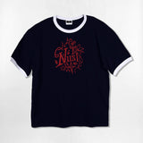 ドローイング ラフ リンガー Tシャツ- 4カラー