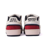 KILLWINNER Red German Training Shoes, Retro and Stylish Shoes, Unisex Style