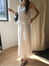 Fairy tie frill blouse
