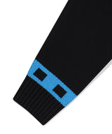 HOCKEY KNIT ZIP-UP HOODIE