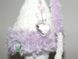 fluffy lavender cozy light