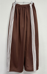 FLEECE ASYMMETRICAL TRACK TRAINING PANTS❤🖤🩶🤎🤍 - 4 COLORS