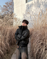 エルボンクロップリベットレザーパディング