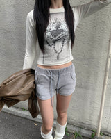 Velvet shorts
