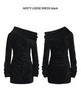 MISTY LOOSE DRESS black