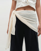 Pleated Wide Lounge Pants _ Black