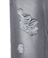 DESTROYED DENIM PANTS_GY