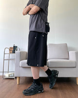 サイドスナップバミューダスウェットパンツ 3C