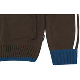 Sporty-Track-Semi-Crop-Knit-Zip-Up - 7COLOR