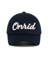 Applique Twill Logo Ball Cap - Navy