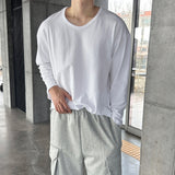 [Premium] LMNオフUネックロングスリーブドTシャツ (2 colors)