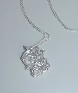 [MADE] velvet night rose necklace S size