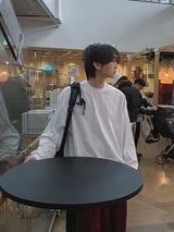 ボックスリングロングスリーブTシャツ