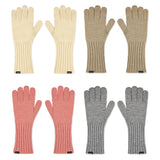 Fingerhole Touch Long Gloves