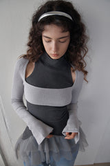 SOFT POSE TEE - LIGHT GREY
