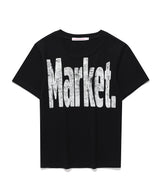 クラックマーケットロゴティー Black