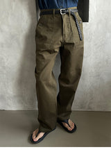 [S/S] Two pocket denim half shirts (3color)