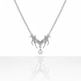 [IDLE Shuhua Necklace] Love Goth Bat Chain Semi Choker Necklace