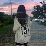 BLACKBUNNY BACK HOODIE ZIP-UP