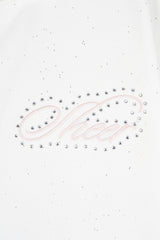 Twinkle Dust Hooded Zip-up, White