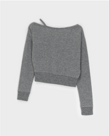 [MADE] Keppelin One-Shoulder Knit Long-Sleeved T-shirt