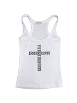 rainbow piece cross mini top(3 color)