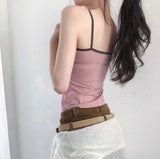 coeur rosy tone lace sleeveless top