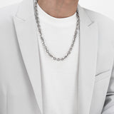 Men's チェーンネックレスステンレススチール_CLEF ヒップチェーンネックレス