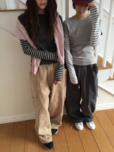 Lausanne Layered Striped T-Shirt(2color)