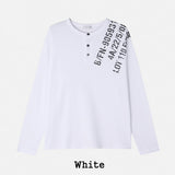 デヴェルワッフルヘンリーネックロングスリ－ブTシャツ