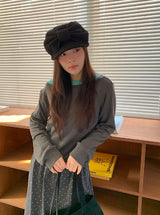 ケムタ レイヤード オフショルダー ロングスリーブ Tシャツ