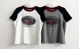 Rocklet color raglan short-sleeve t-shirt