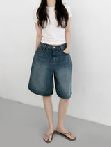 Old Bermuda denim pants