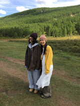 [SET]Levain Ribbon Hoodie + Jogger Pants (2color)