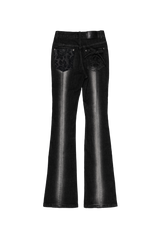 CORSET HIGHLIGHT BOOTS CUT DENIM #NOIR