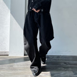 Vibe Pinstripe Boxy Trousers