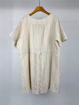 SOFT FLOWER BUTTON DRESS (2C)