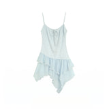 Ruffle Beads Ribbon Slip Dress 231837300