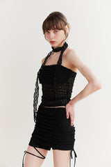 BELLA SKIRT PANTS black