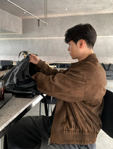Bake Eco YKK Biker Leather Blouson Jacket